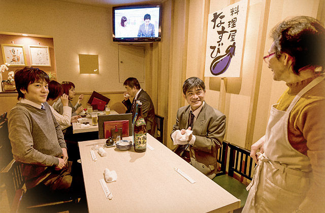 客と女将